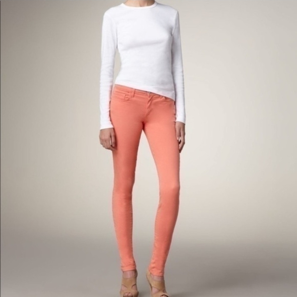Joe's Jeans Nectar Coral Skinny Stretcht Ankle Jeans Sz 26